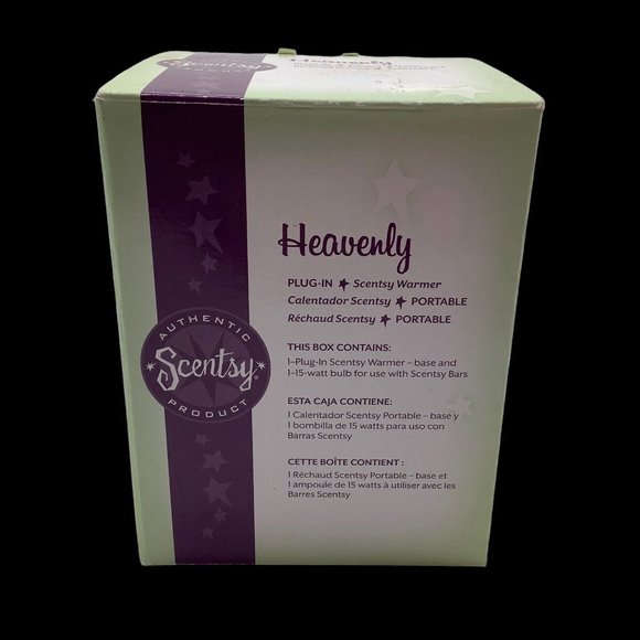 Scentsy Warmer Heavenly Angel Plug-In Cream And Gold Retired 2010 Nightlight - Picture 2 of 15